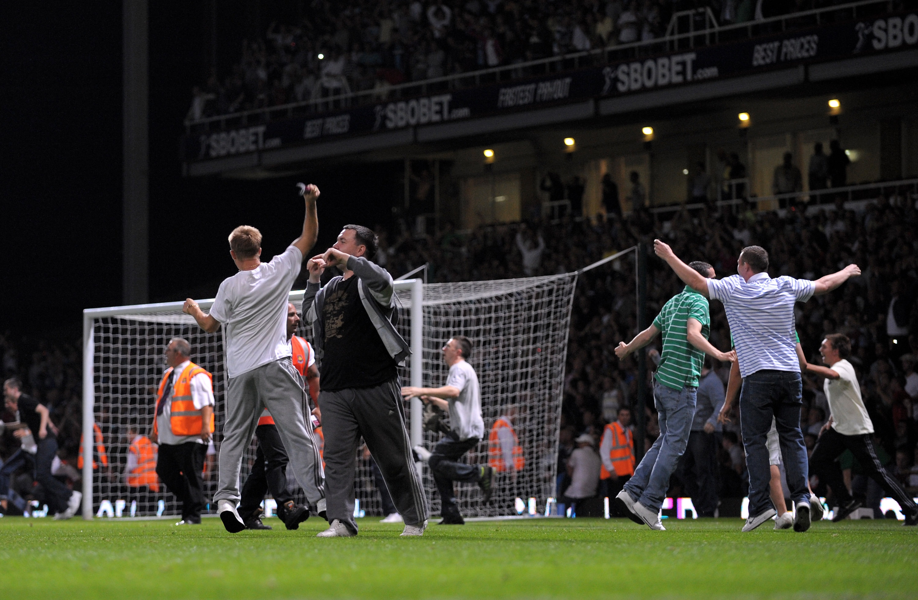 during the Carling Cup second round match between West Ham United and Millwall at Upton Park on August 25, 2009 in London, England.