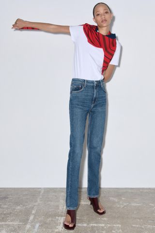 ZARA, High Waist Skinny Jeans Zw Collection