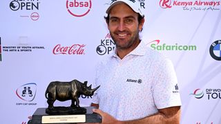 Edoardo Molinari with the Kenya Open trophy