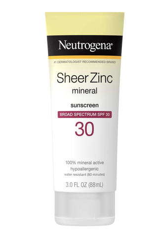 Neutragena Sheer Zinc Mineral Sunscreen 