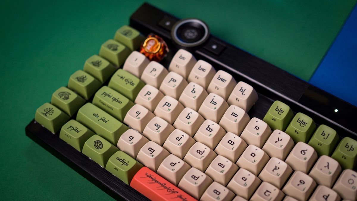 Drop + LOTR Elvish Keycap Set