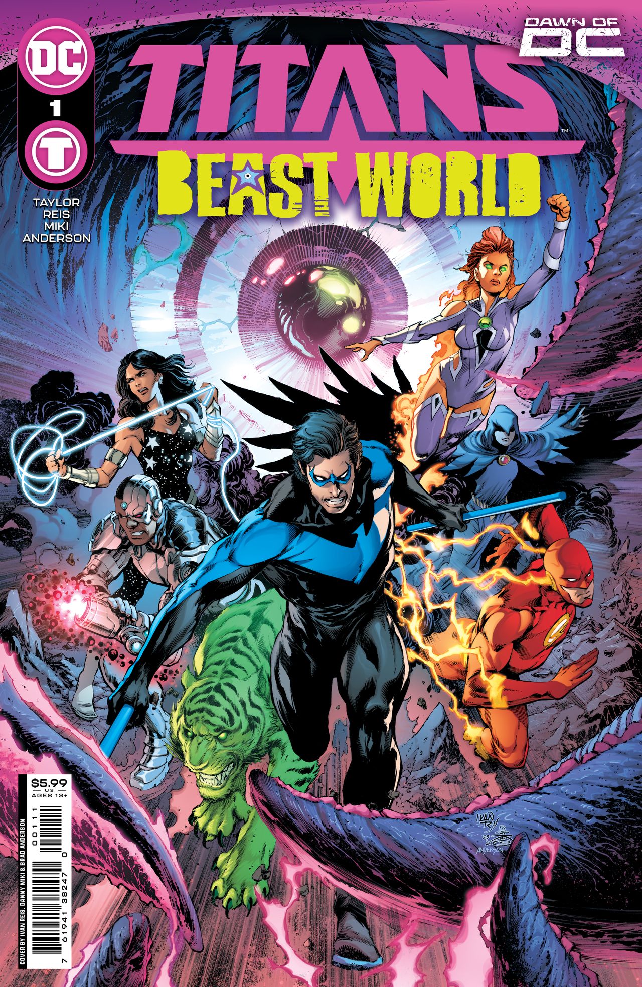 Covers from Titans: Beast World #1