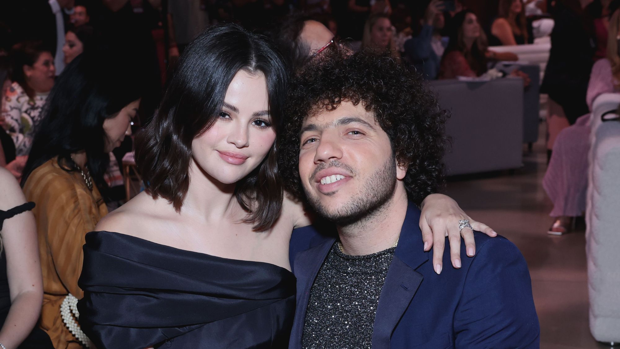 Selena Gomez and Benny Blanco attend the Second Annual Rare Impact Fund Benefit Supporting Youth Mental Health