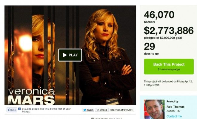 Veronica Mars&amp;#039; on Kickstarter