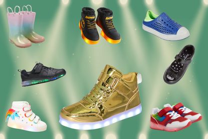 A collage of the best kids light-up shoes