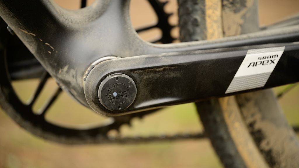 power meter on gravel bike