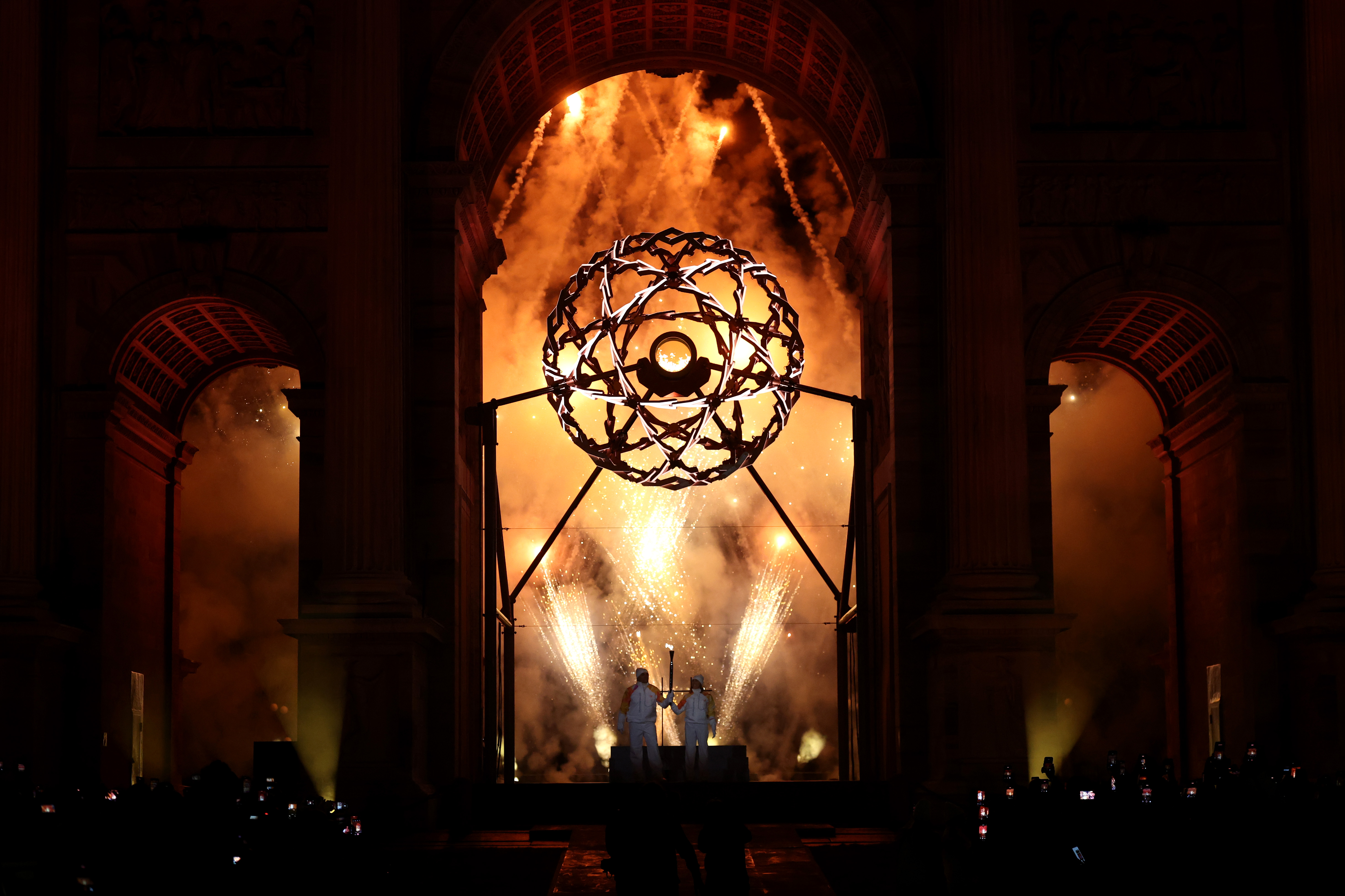 Winter Olympics cauldron Milan