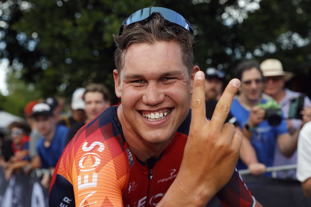 during the Elite Menâ€™s of the Australian National Road Race Championships at Buninyong in Ballarat, Victoria, Sunday, January 8, 2023. Photo by (Con Chronis/AusCycling).