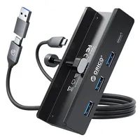 Orico Desk Clamp USB Hub with Power Supply