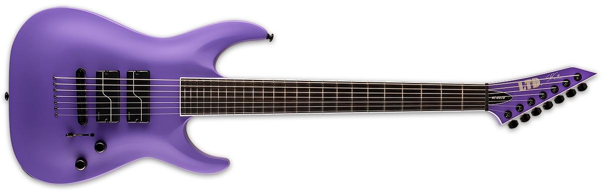 LTD SC-607 Baritone in Purple Satin