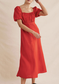 Ruched Bodice Midi Dress, $144 (£114) | Boden