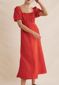 Ruched Bodice Midi Dress, $144 (£114) | Boden