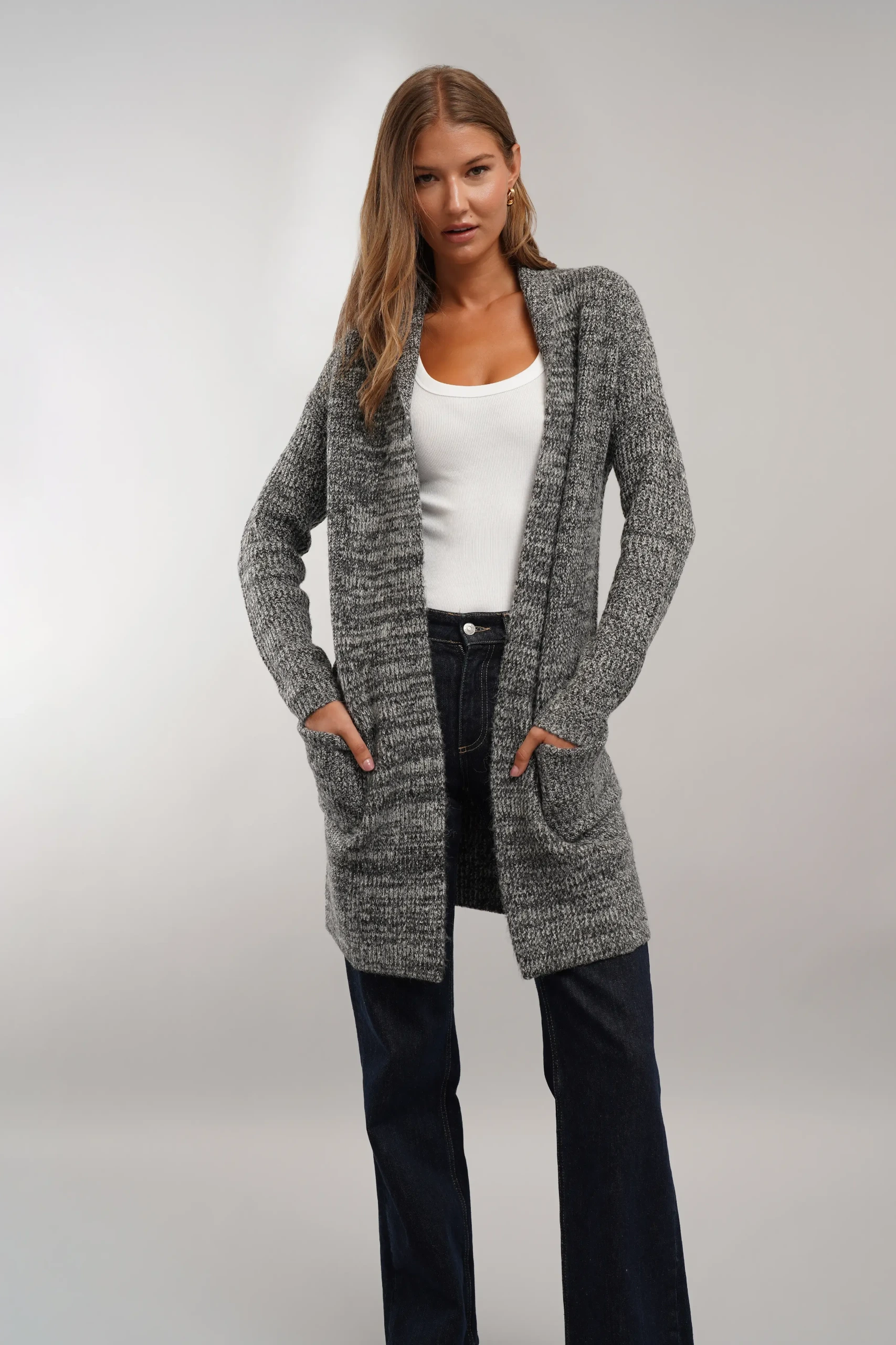 Cyrus, The Fireside Marled Cardigan
