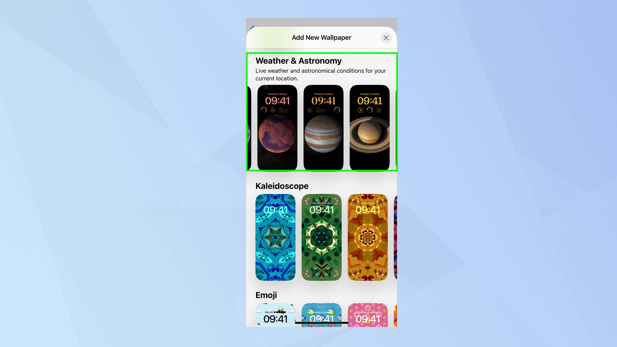 cómo obtener y personalizar nuevos fondos de pantalla de astronomía en iPhone