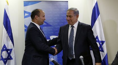 Naftali Bennett and Benjamin Netanyahu