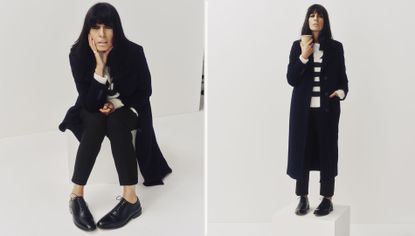 Two images of Claudia Winkleman 