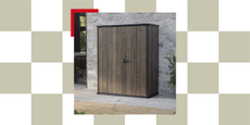 Keter Signature Decocoat 1400L Resin 4x2ft Garden storage - Walnut