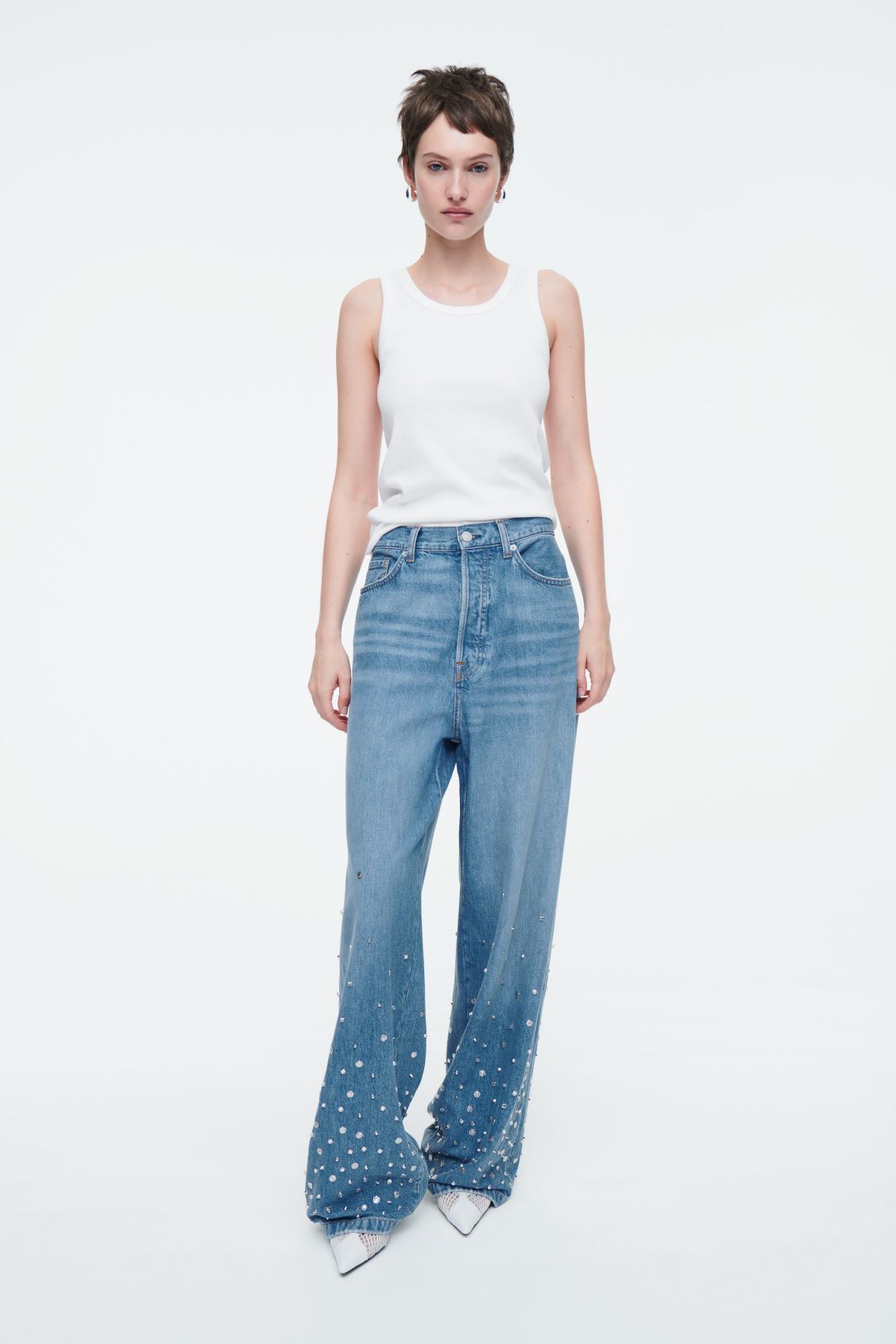 Embellished Relaxed Jeans