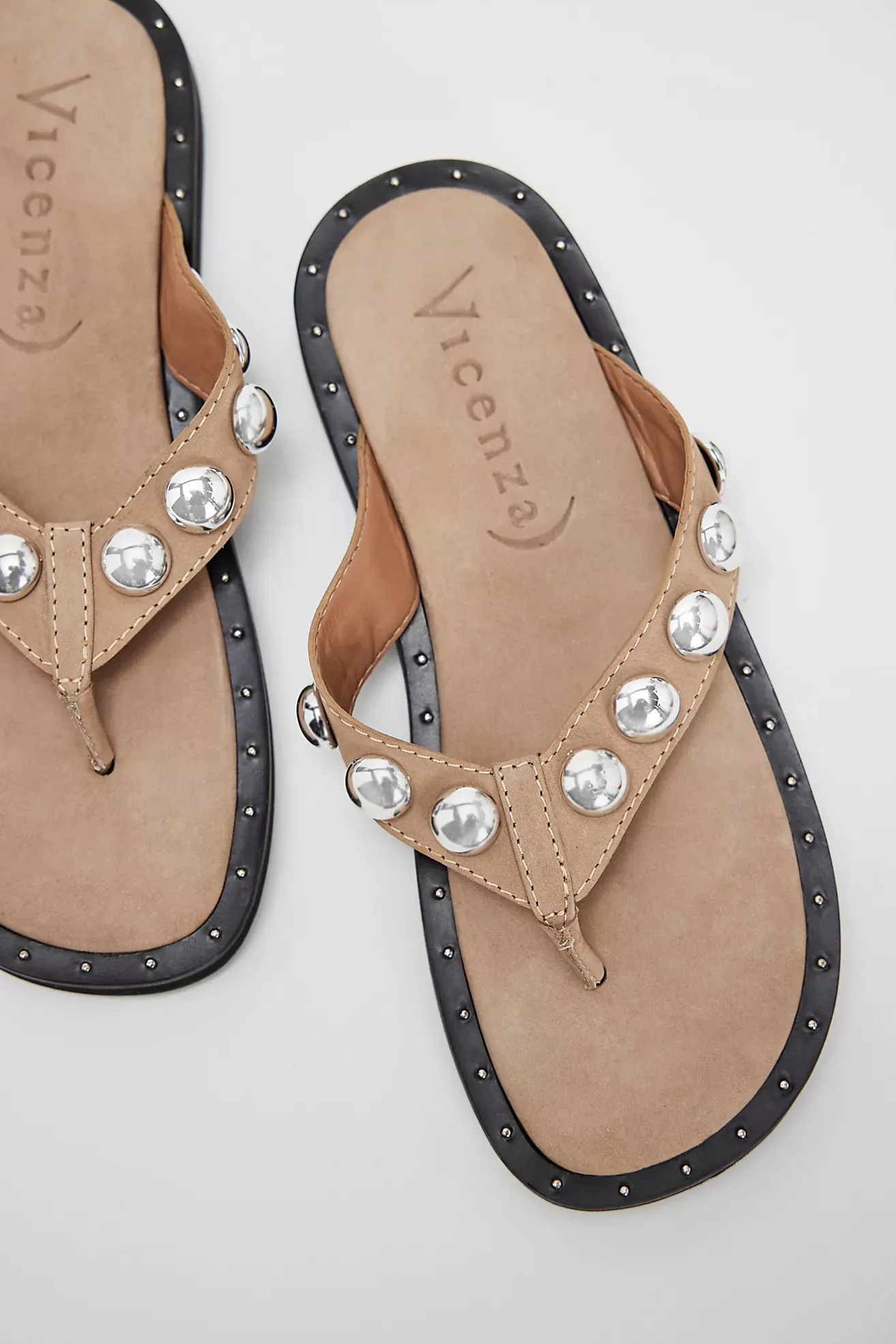 Perth Studded Thong Sandals