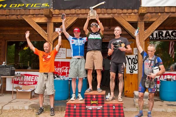 Master men's podium Lumberjack 100
