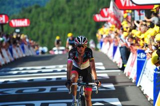 After struggling at the start of the final climb, Frank Schleck rallied to finish 12th
