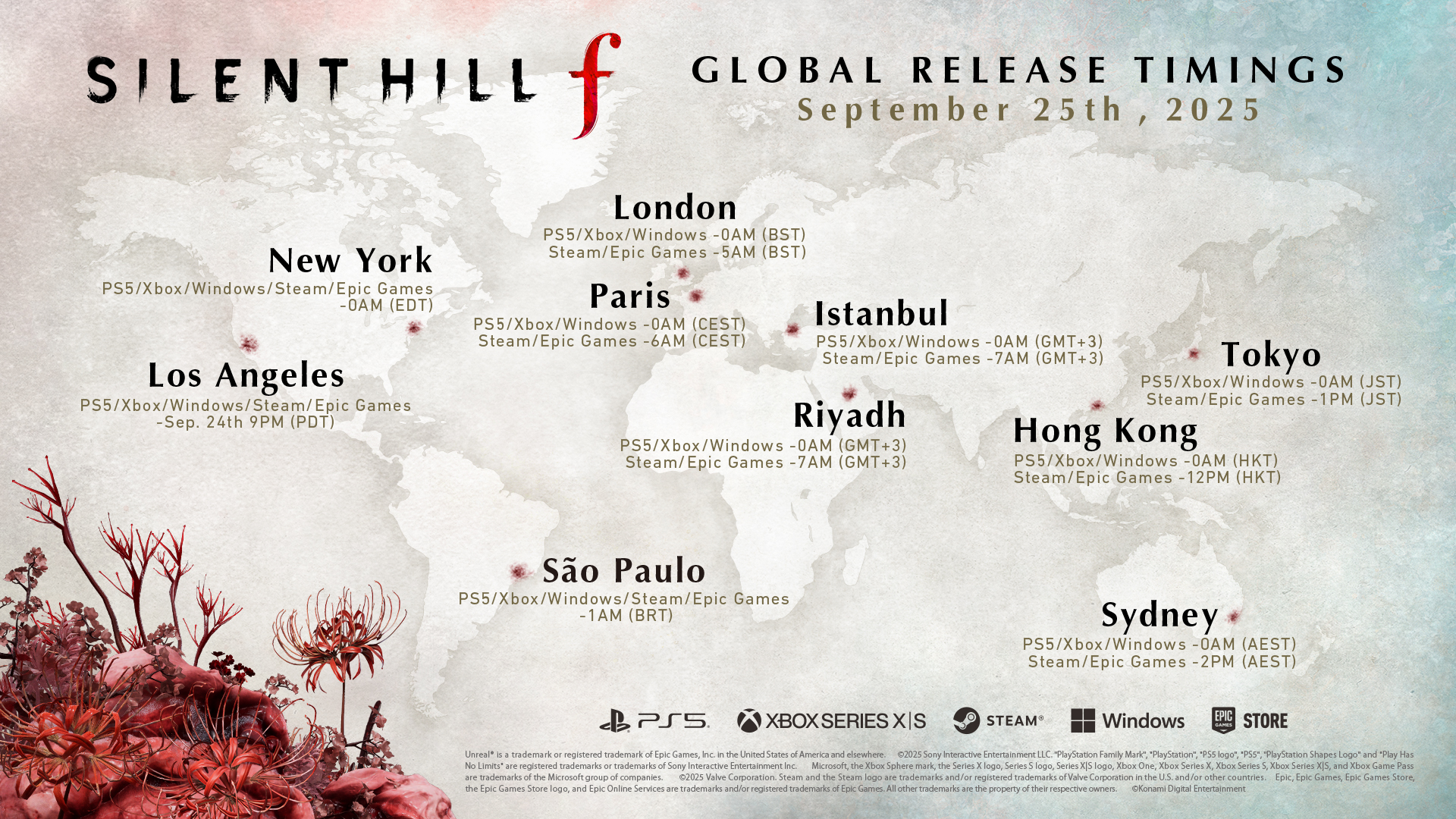Silent Hill F release date and launch times