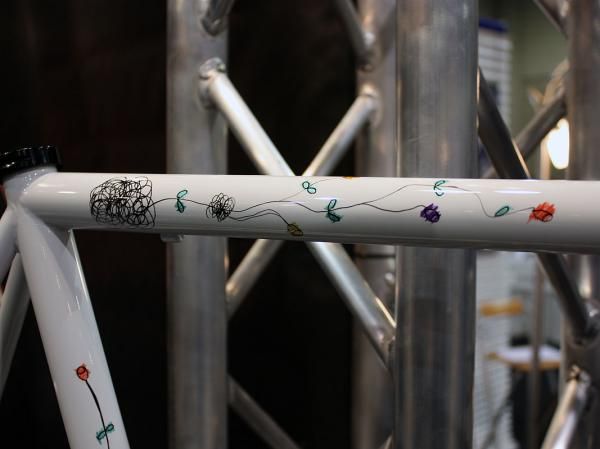 Pegoretti frames invariably feature ornate and highly detailed paint jobs.