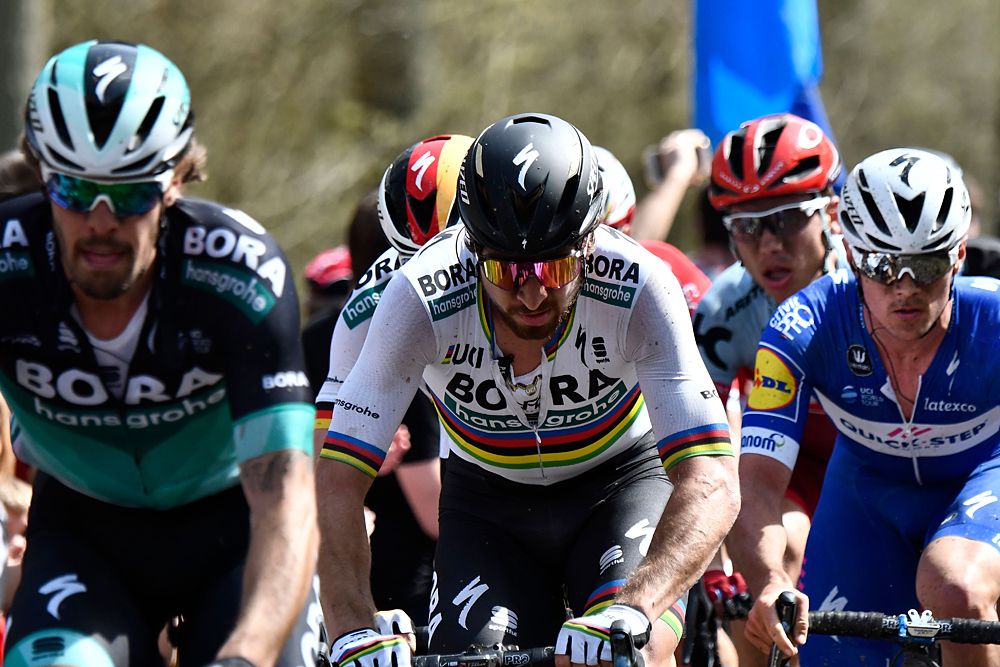 Peter Sagan (Bora-Hansgrohe) racing 2018 Paris-Roubaix