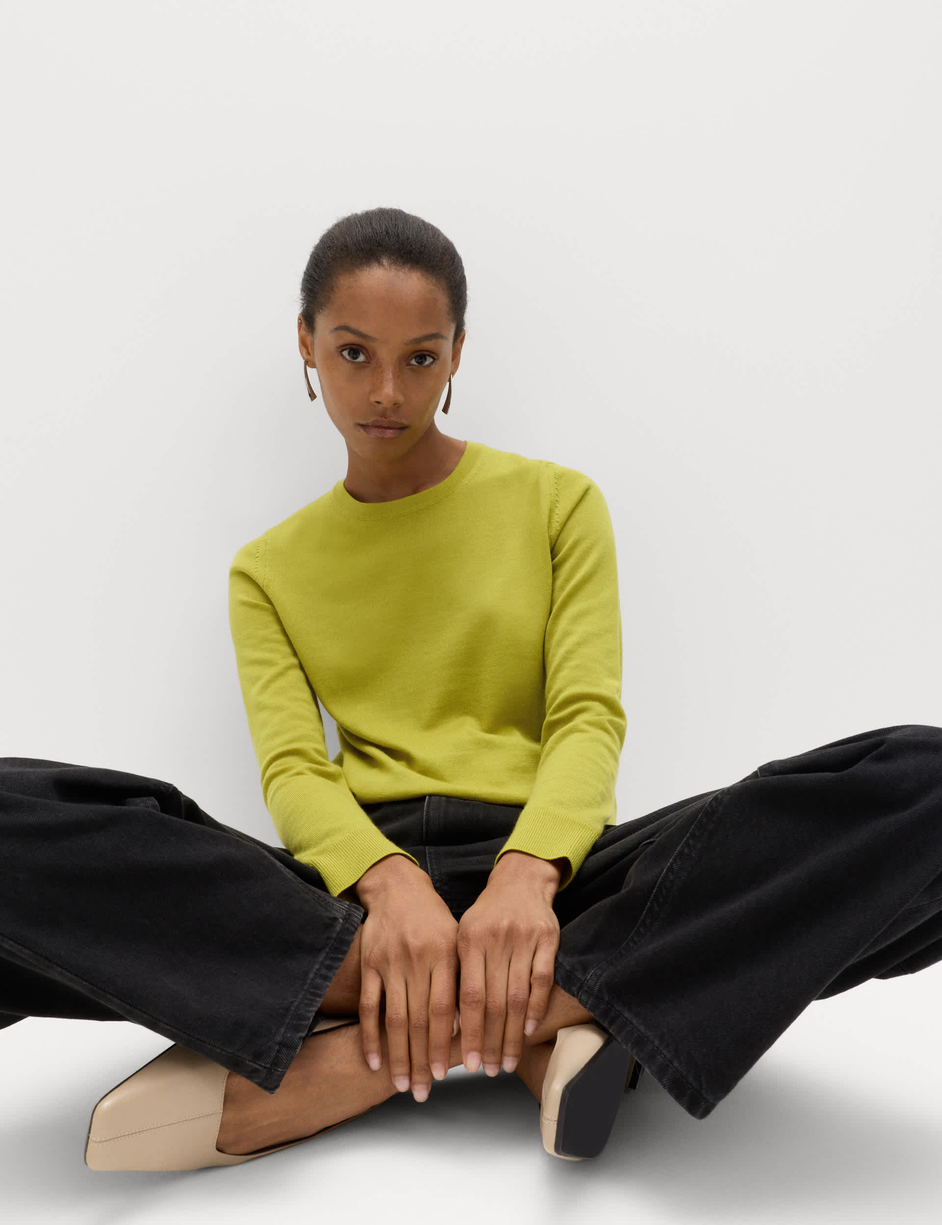 Pure Merino Wool Crew Neck Jumper
