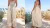 Next Embroidered Maxi Summer Dress With Linen