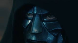 A screengrab from the Avengers: Doomsday trailer featuring Robert Downey Jr. as Doctor Doom
