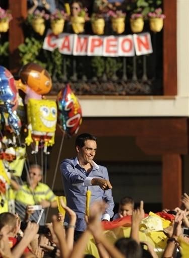The sign says it all: Campeon.