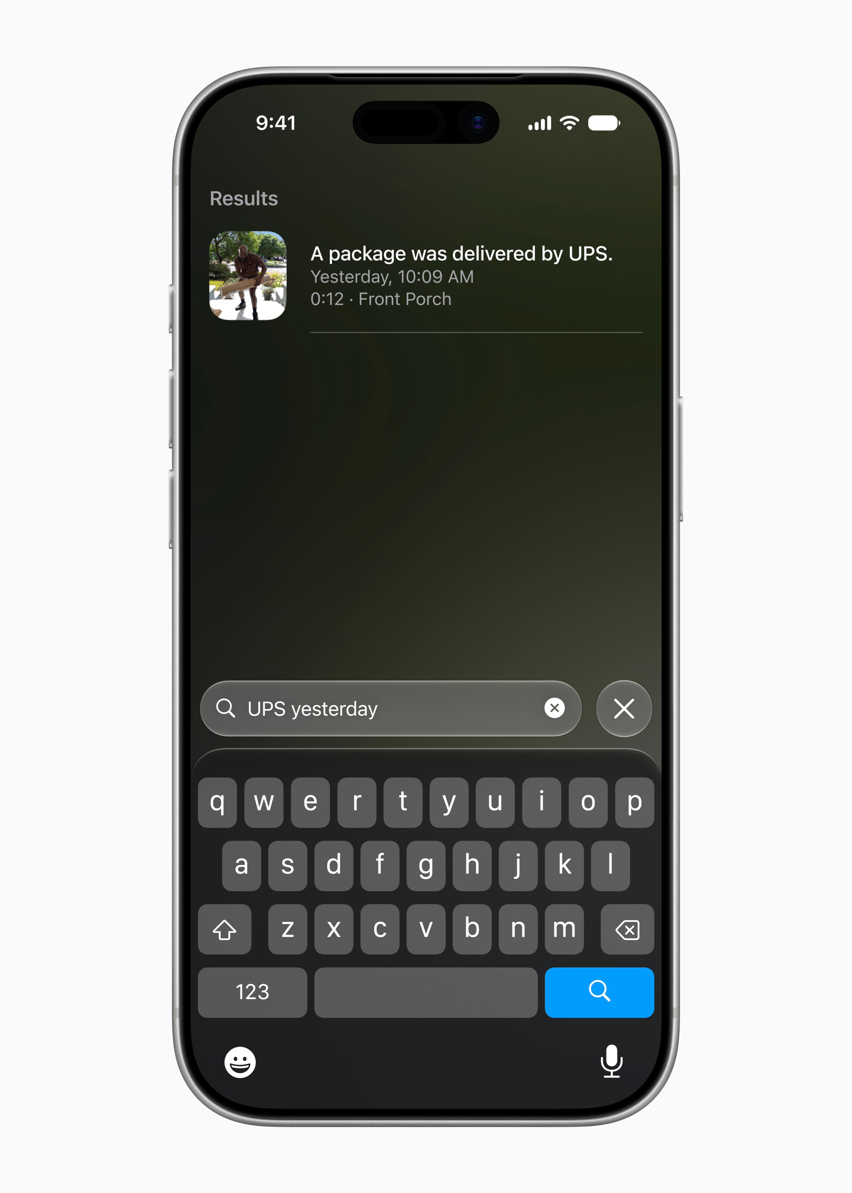 جستجوی صفحه اصلی Apple Intelligence