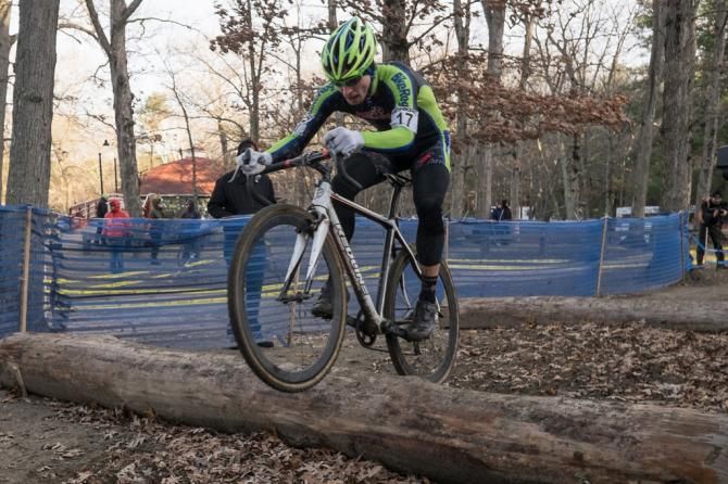 Townsend hops the logs