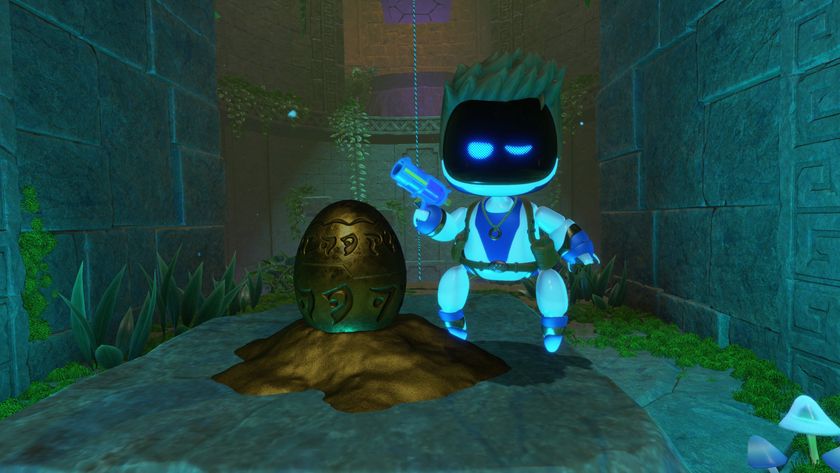 Astro Bot Dude Raiding egg artefacts