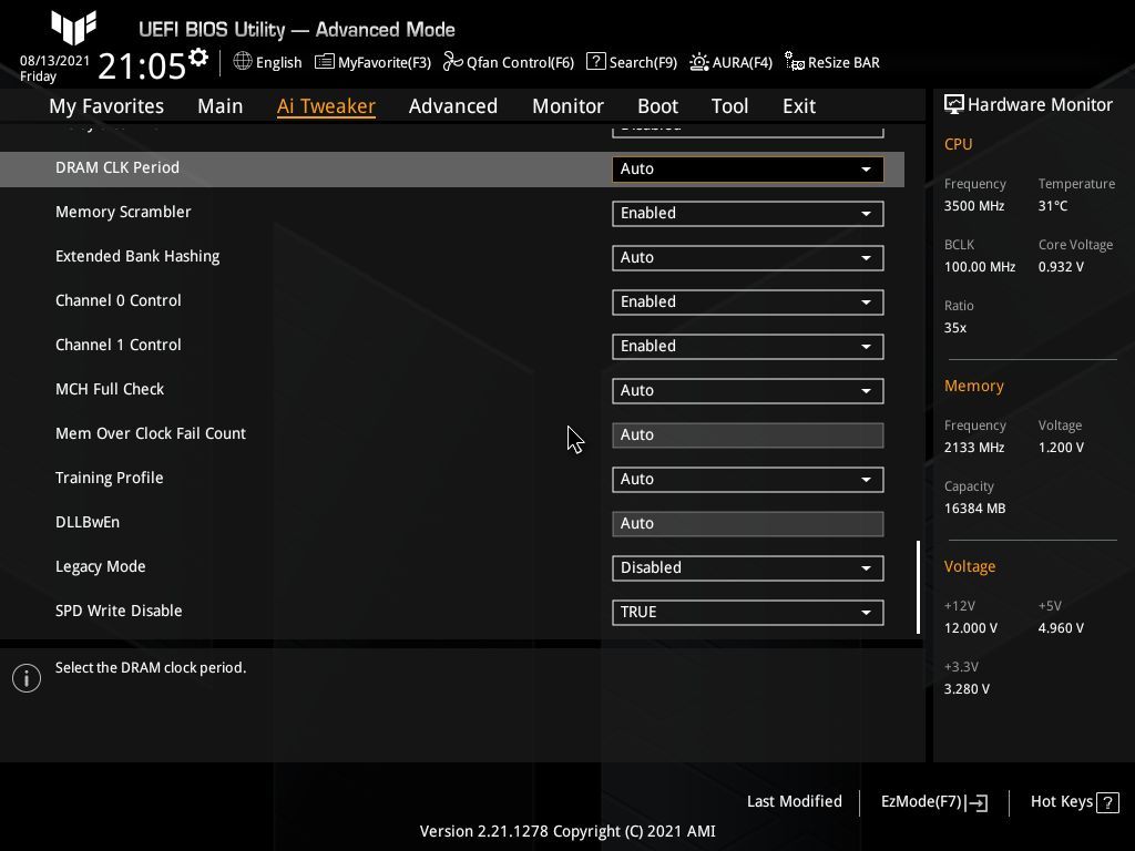 Asus TUF Gaming Z590-Plus WIFI