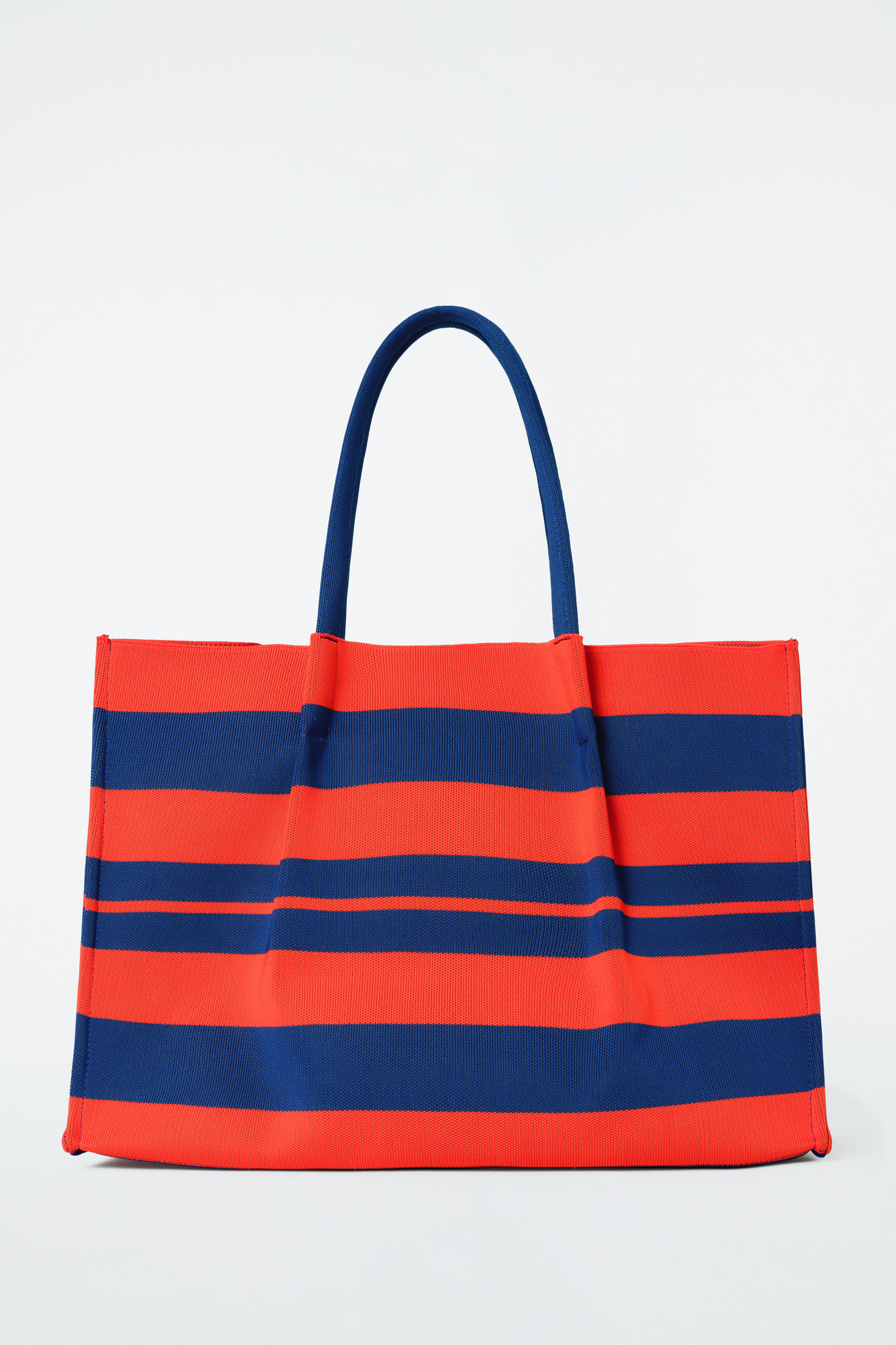 Striped Market Tote Bag