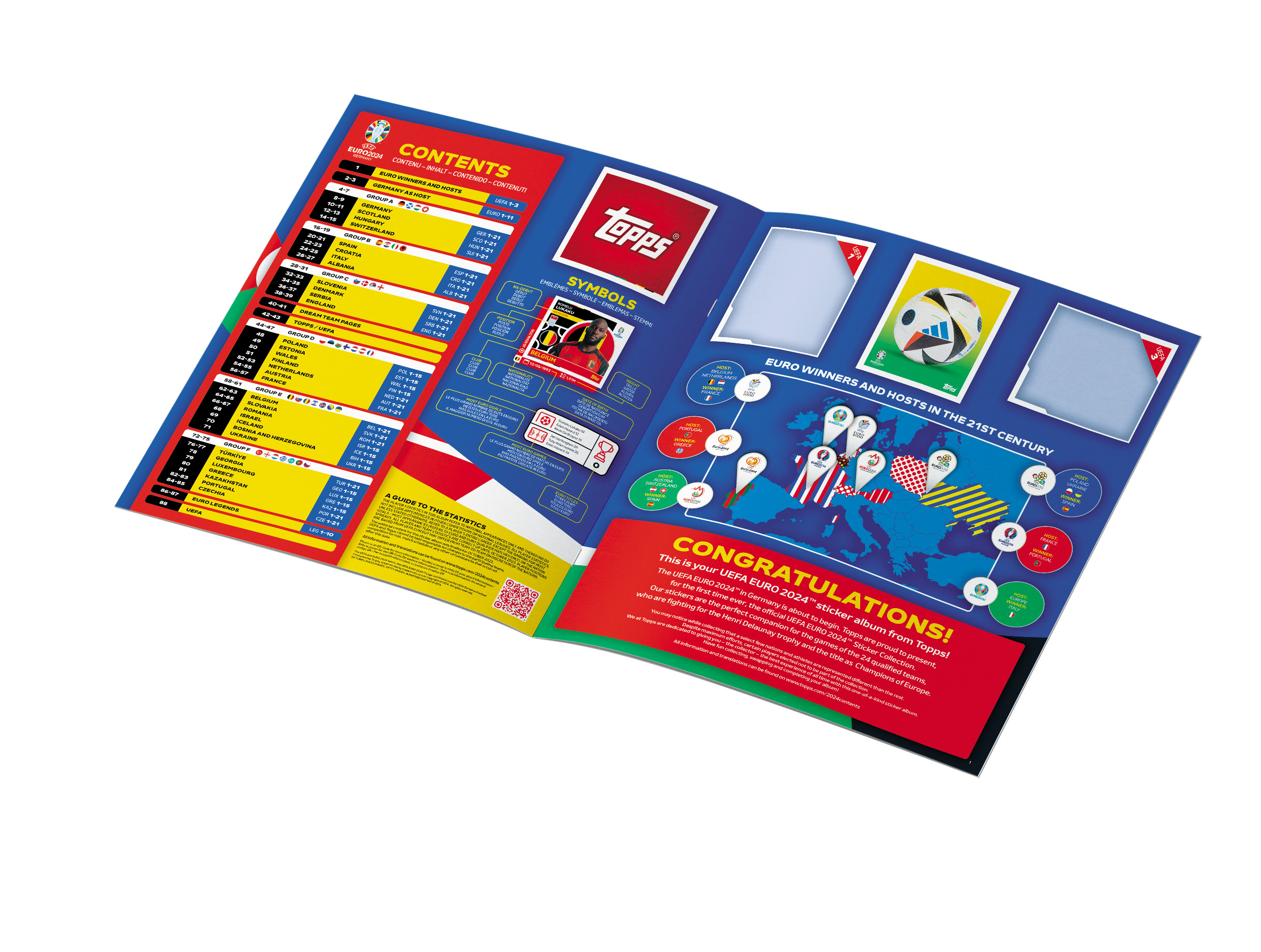 Topps Euro 2024 sticker album