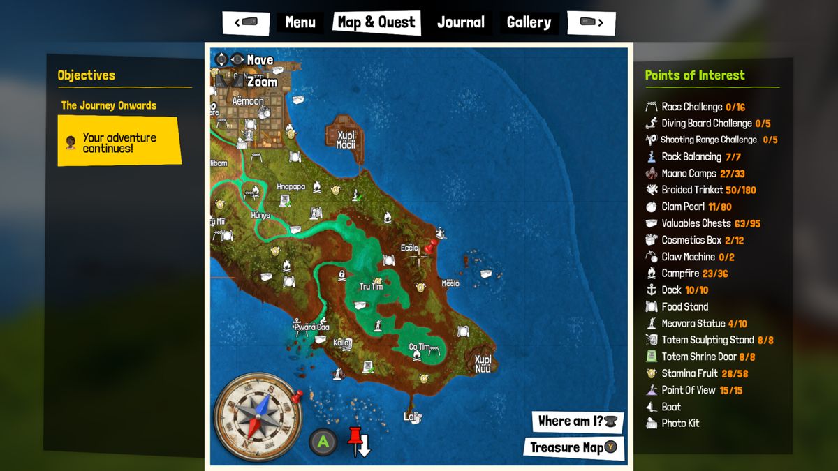 Tchia treasure map