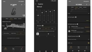 Sony Headphones app screenshots