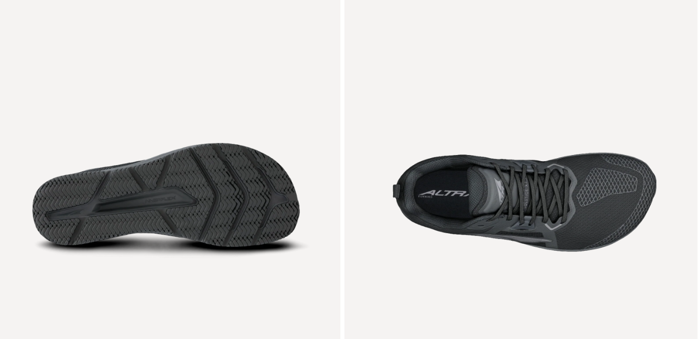 Image of barefoot shoe sole and top