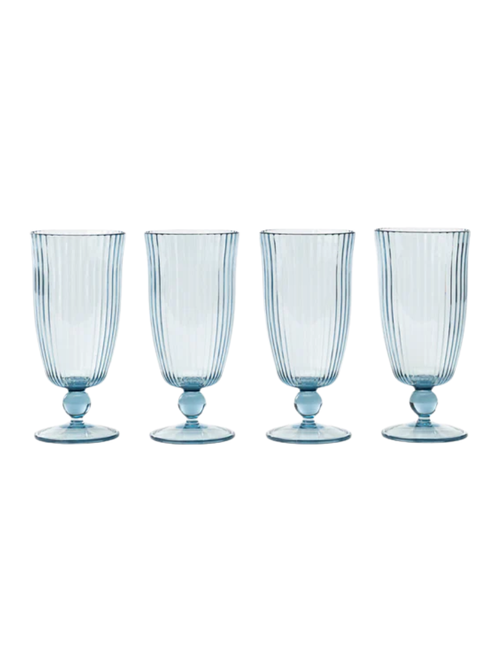 Blue Acrylic Tumblers, Set of 4
