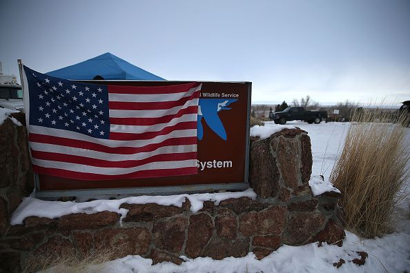 The entrance to the Malheur National Wildlife Refuge.