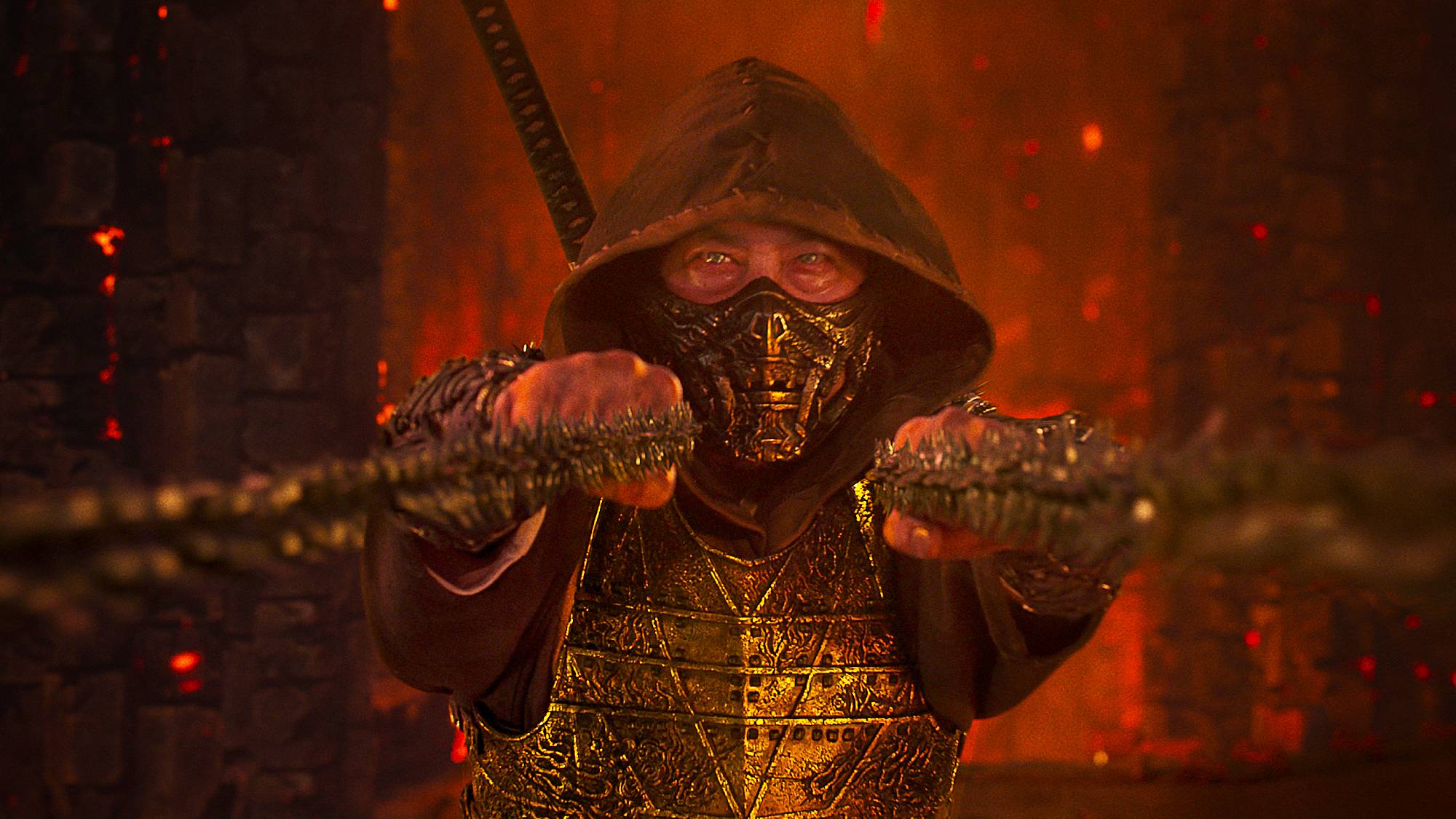 Hiroyuki Sanada as Scorpion in "Mortal Kombat 2" film (2026)