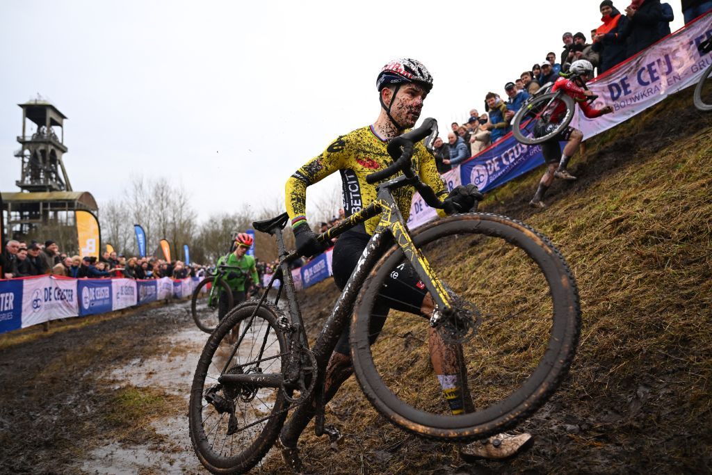 Wout van Aert earns second place at Saturday&#039;s UCI Cyclocross World Cup in Maasmechelen