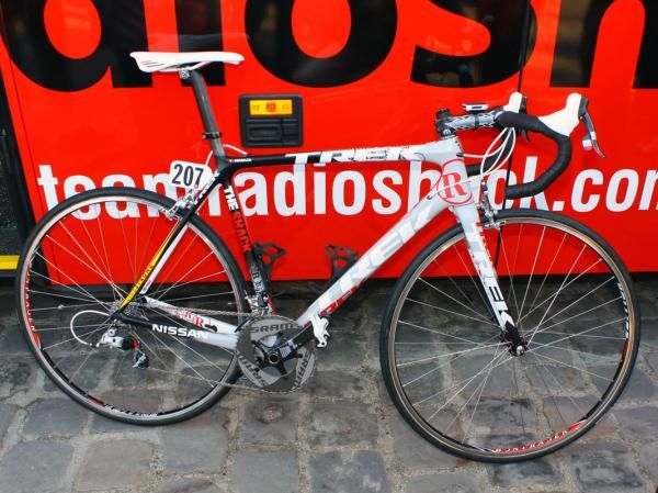 Team Radioshack ran modified Trek Madone 6 Series machines for this year's Paris-Roubaix.