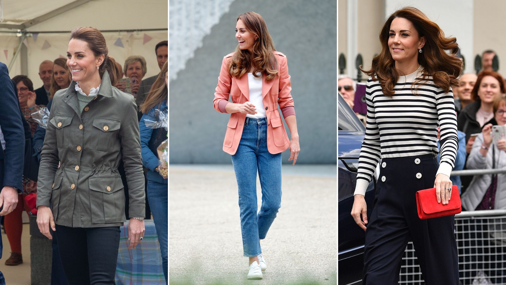3 images of Kate Middleton