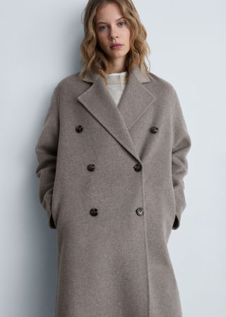 Oversize Handmade Long Coat - Women | Mango United Kingdom