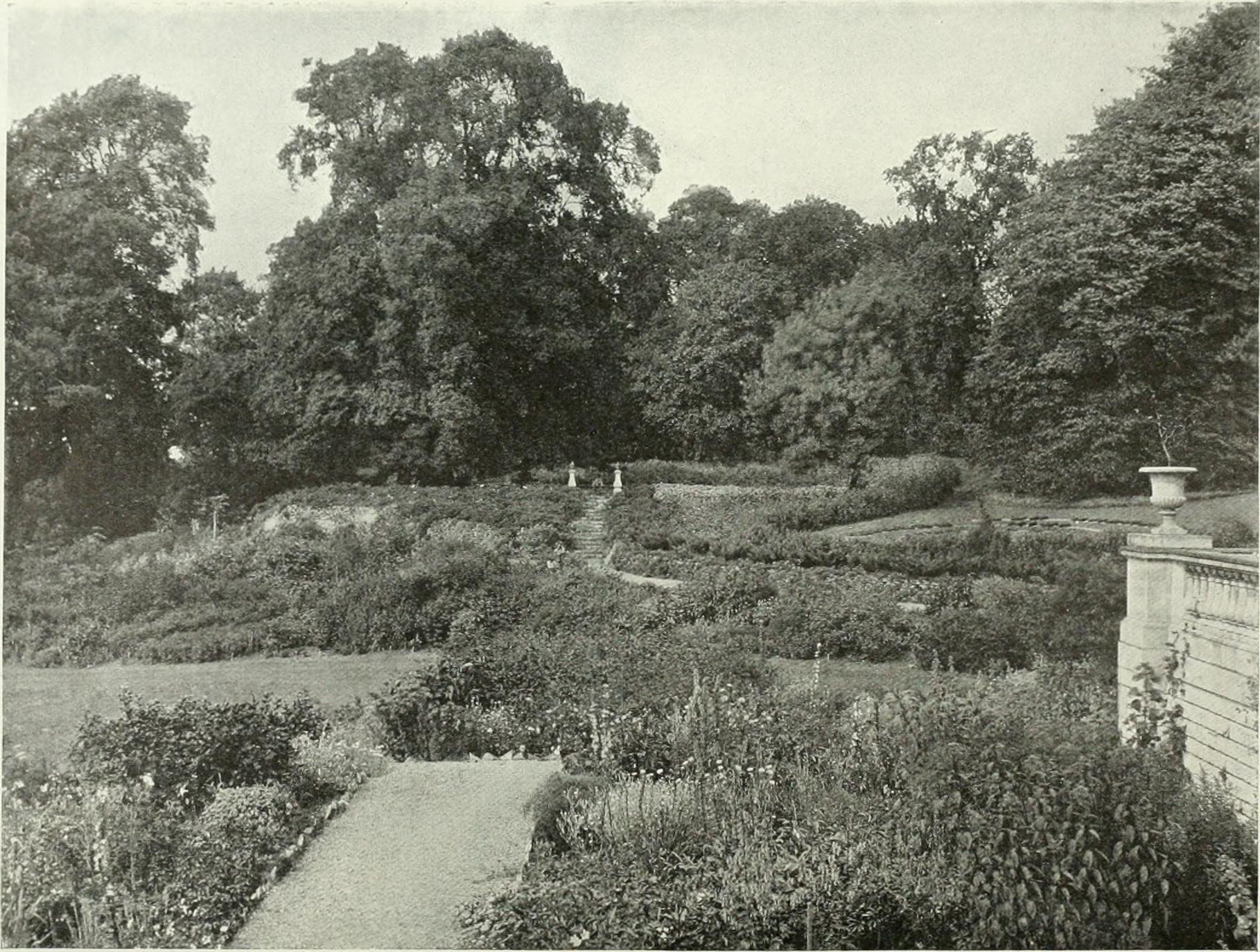 The original gardens at Friar House