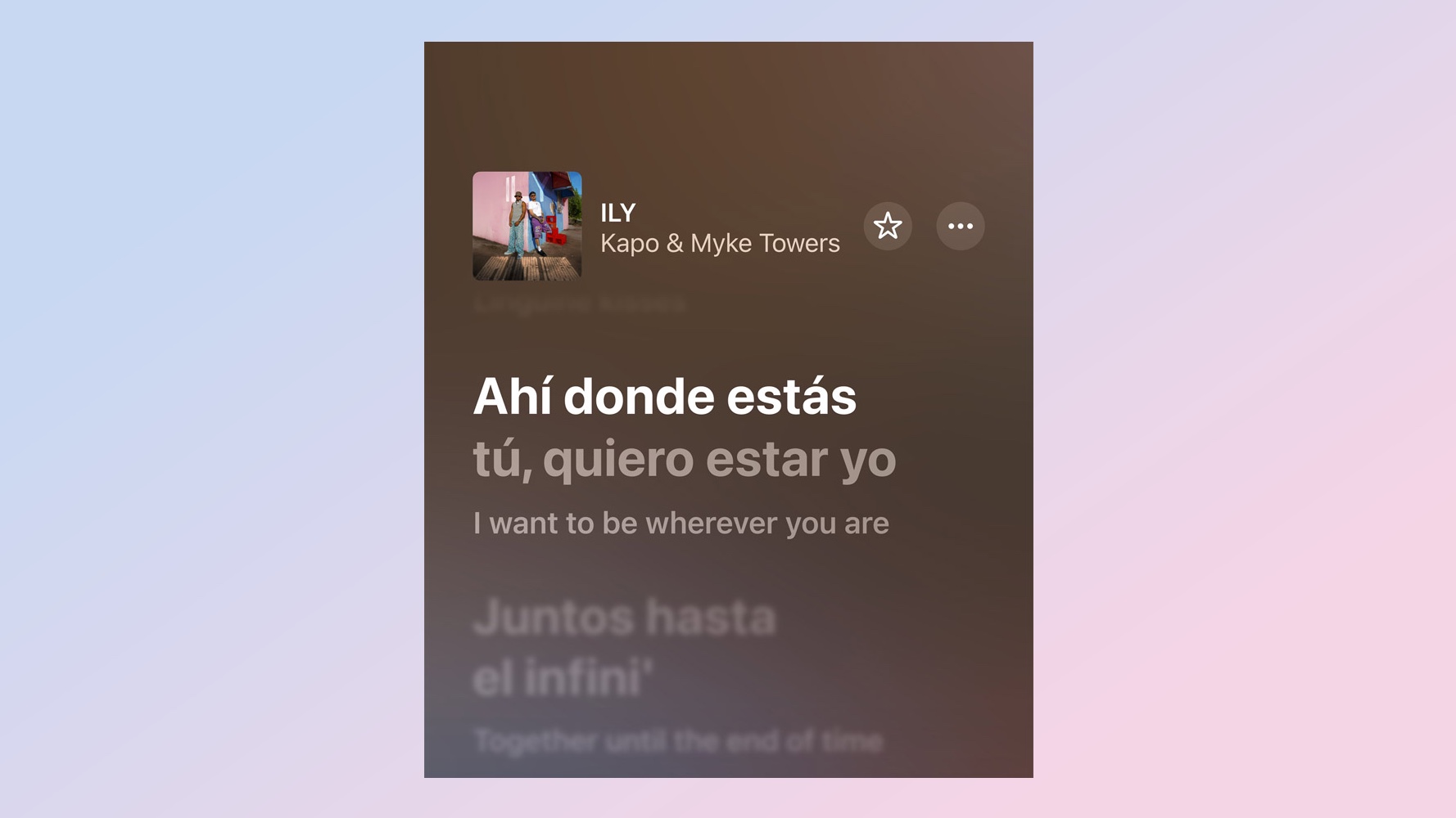translated lyrics feature in iOS 26 Music app